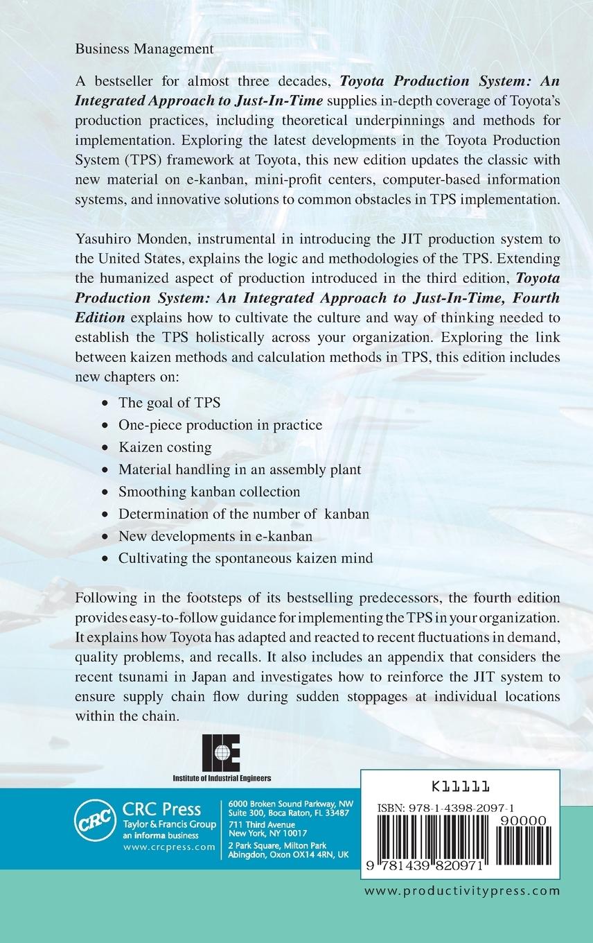 Rückseitencover Toyota Production System