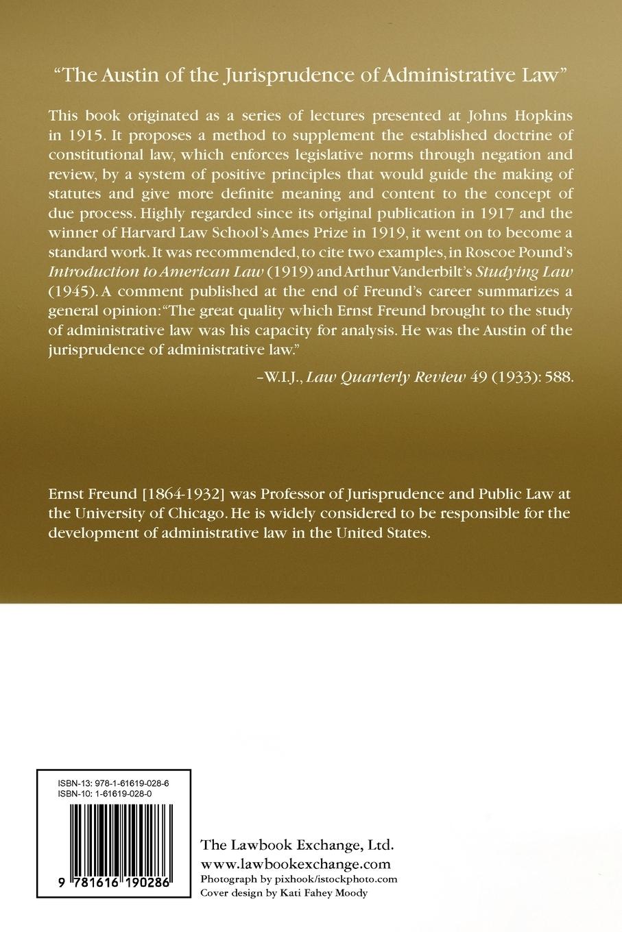 Rückseitencover Standards of American Legislation