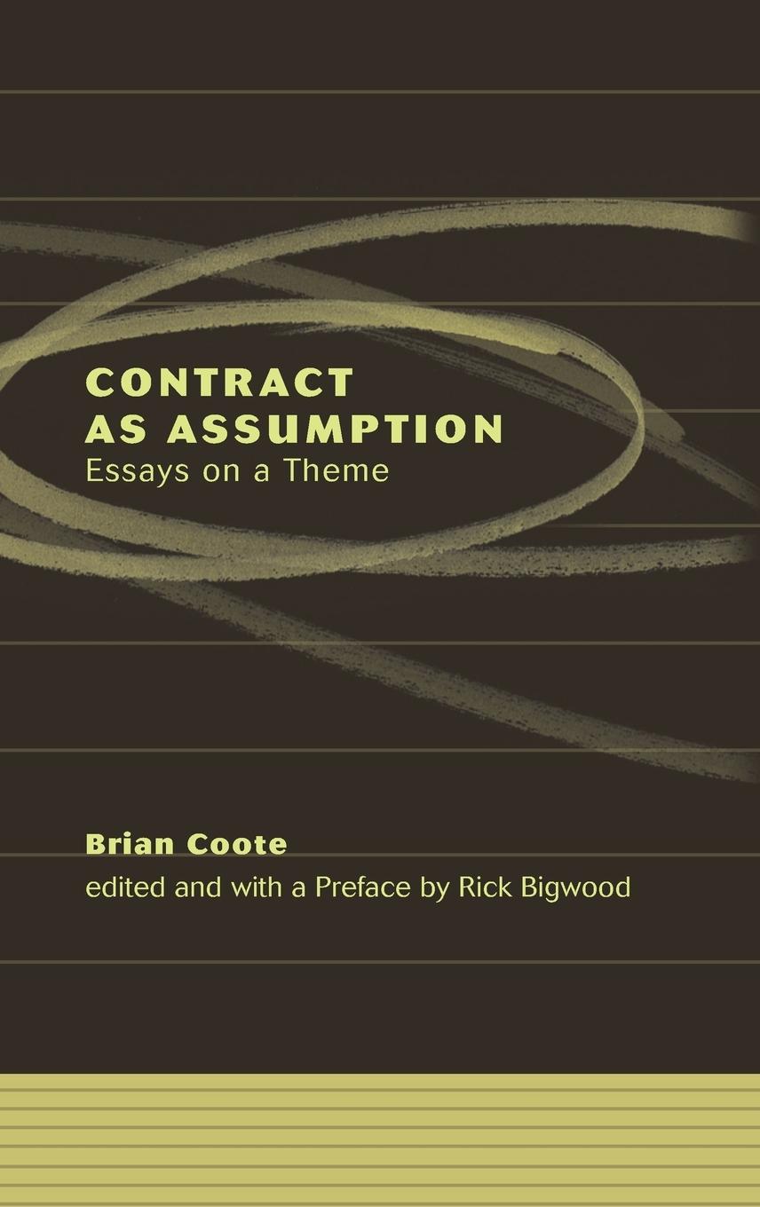 Vorderes Coverbild Contract as Assumption