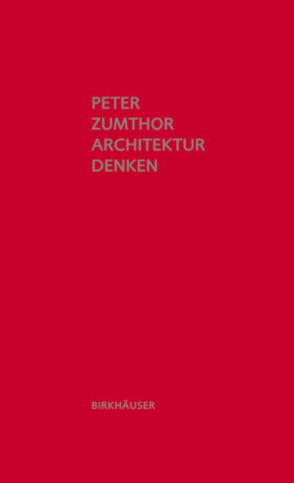 Vorderes Coverbild Architektur denken