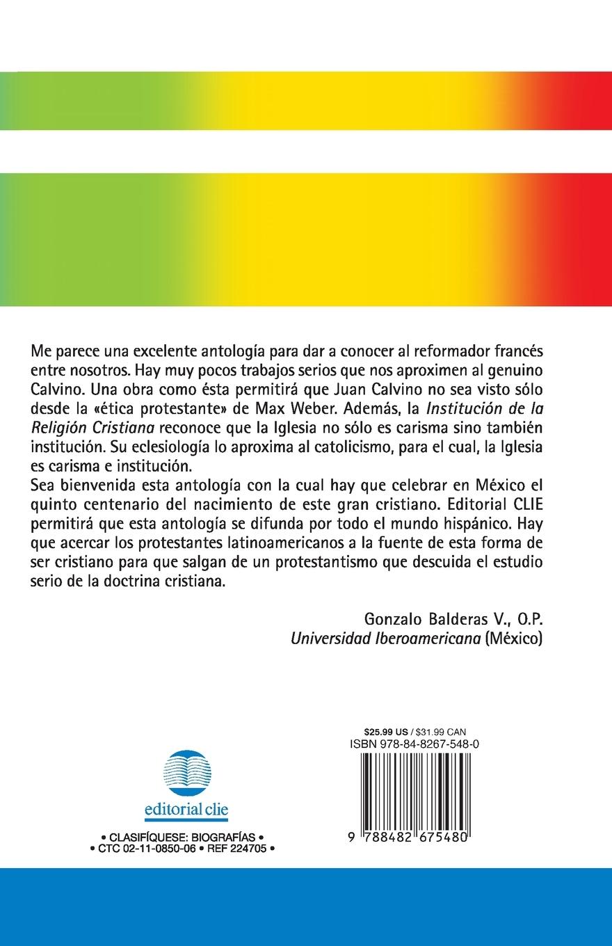 Rückseitencover Juan Calvino