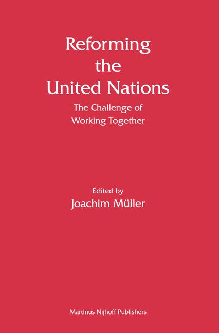Vorderes Coverbild Reforming the United Nations