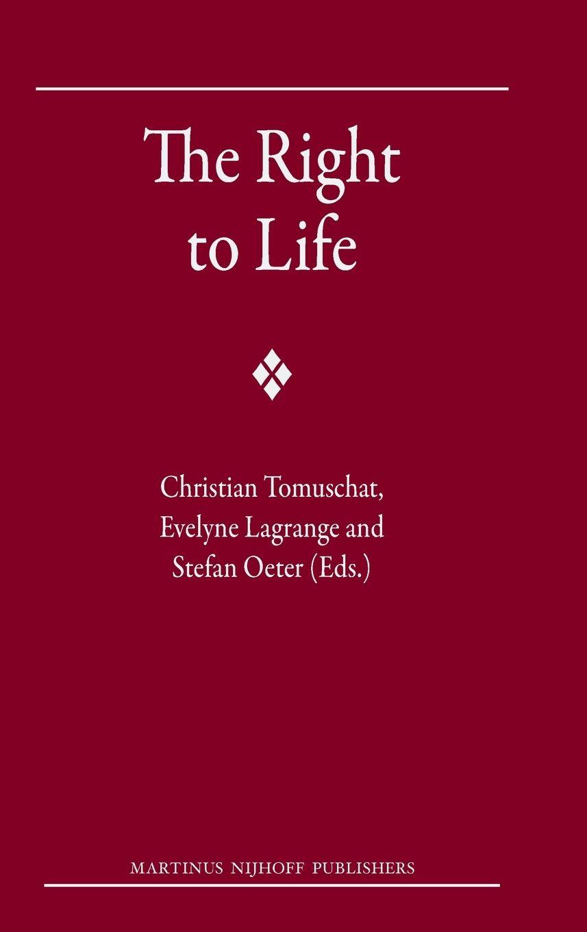 Vorderes Coverbild The Right to Life