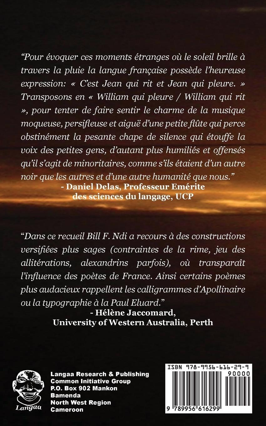 Rückseitencover Soleil et ombre