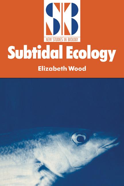 Vorderes Coverbild Subtidal Ecology