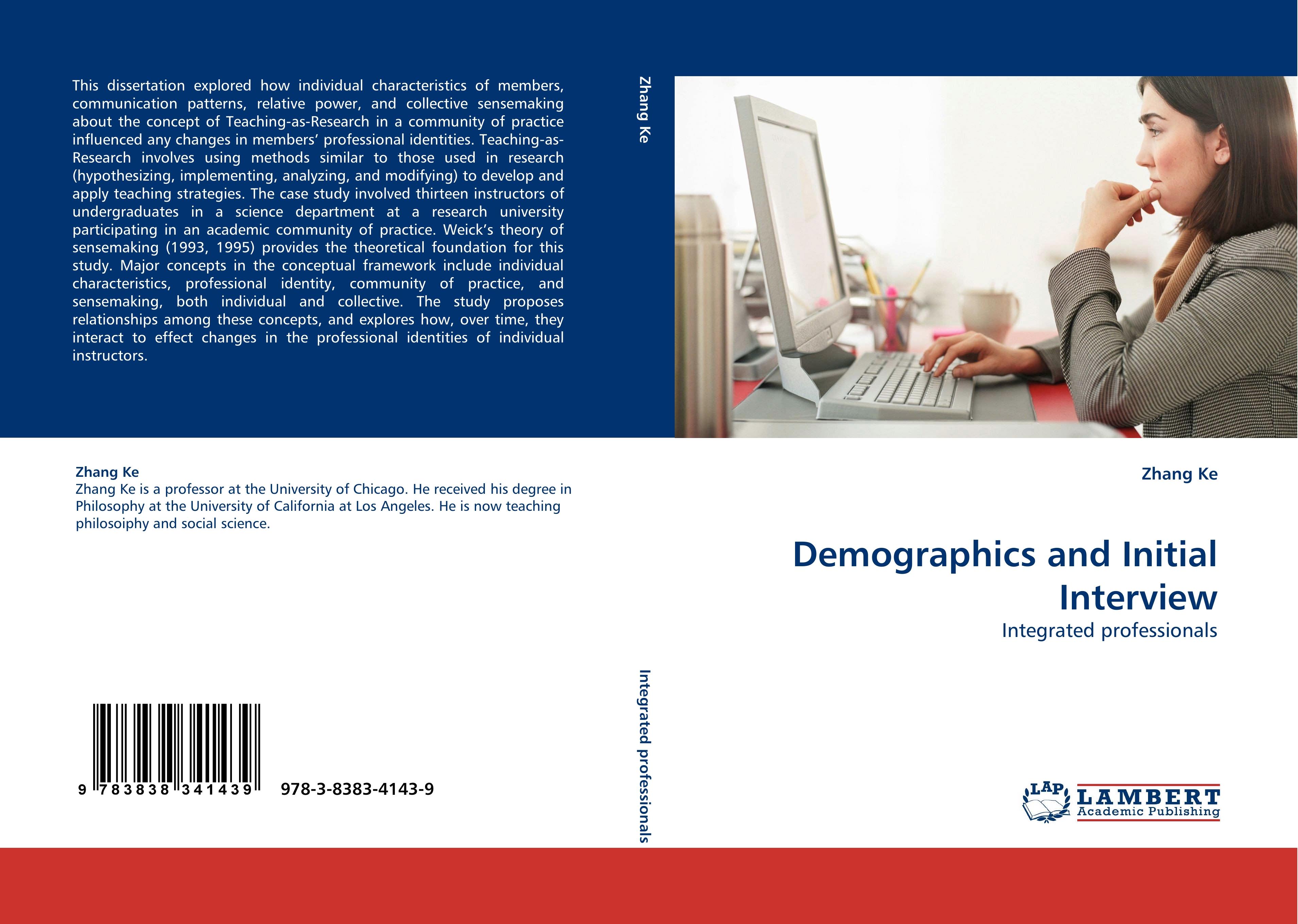 Vorderes Coverbild Demographics and Initial Interview