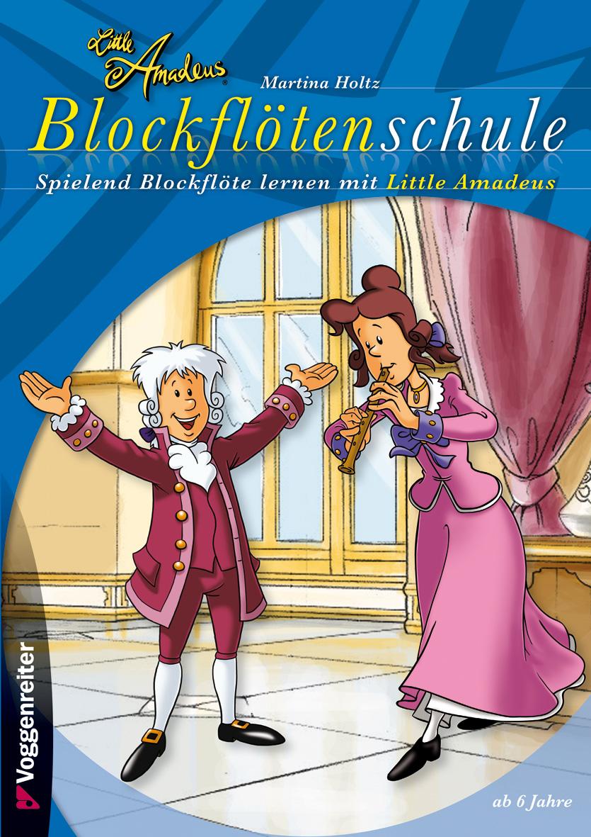 Vorderes Coverbild Little Amadeus Blockflötenschule