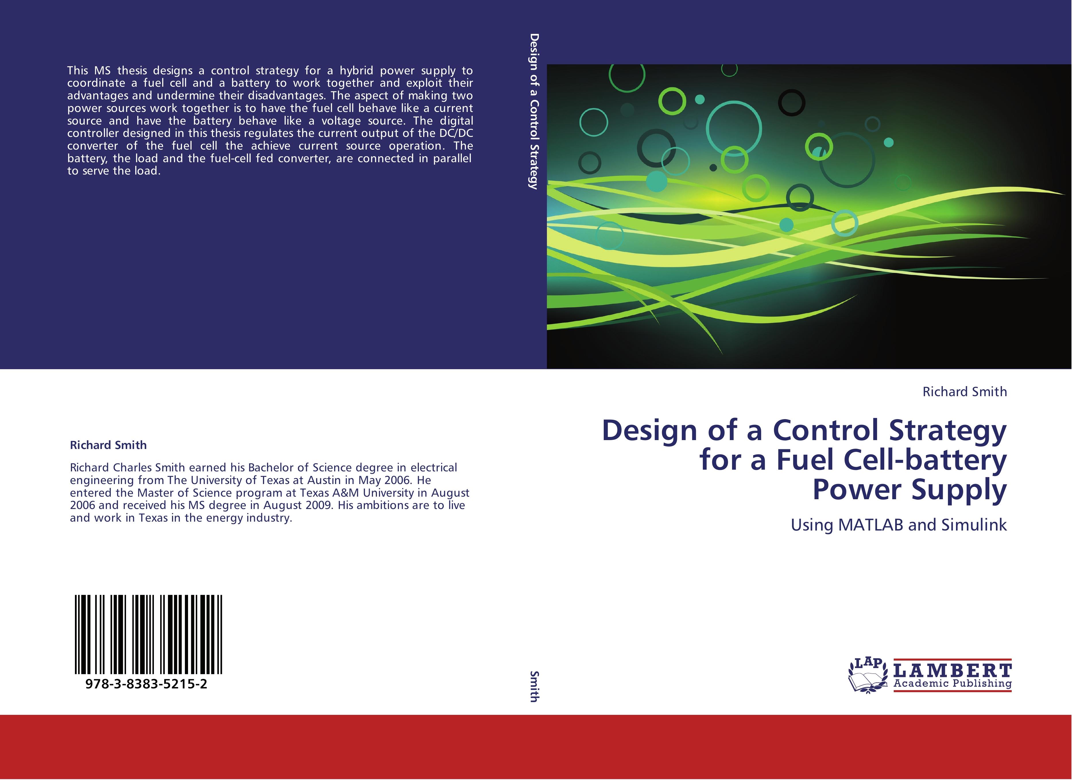 Vorderes Coverbild Design of a Control Strategy for a Fuel Cell-battery Power Supply