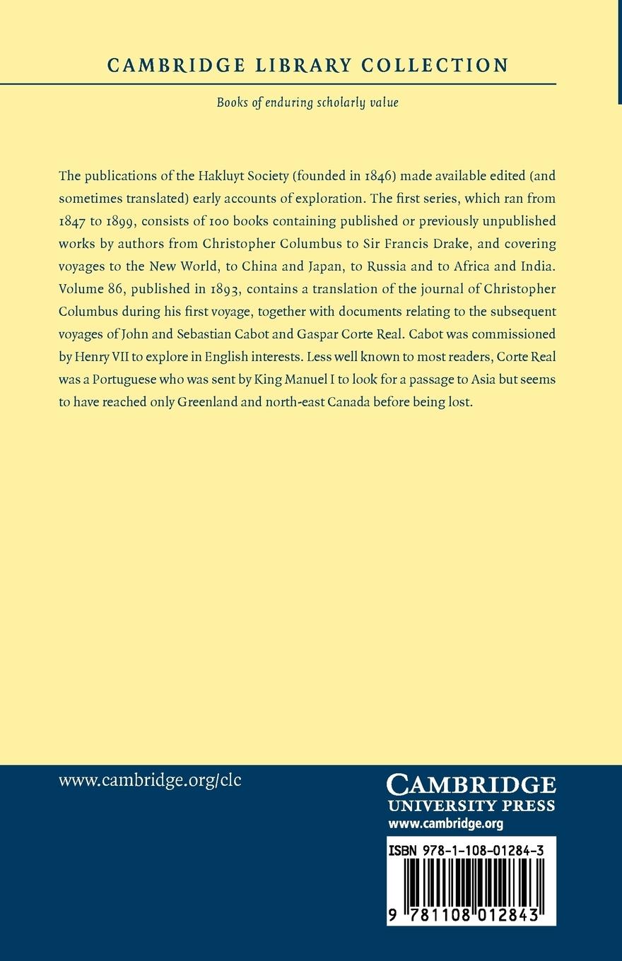 Rückseitencover Journal of Christopher Columbus (During His First Voyage, 1492 93)