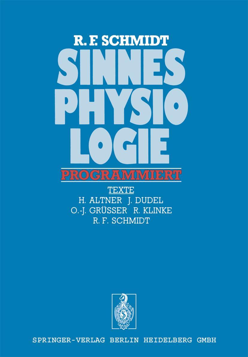 Vorderes Coverbild Sinnesphysiologie programmiert