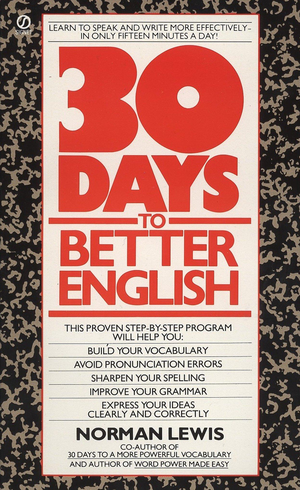 Vorderes Coverbild Thirty Days to Better English