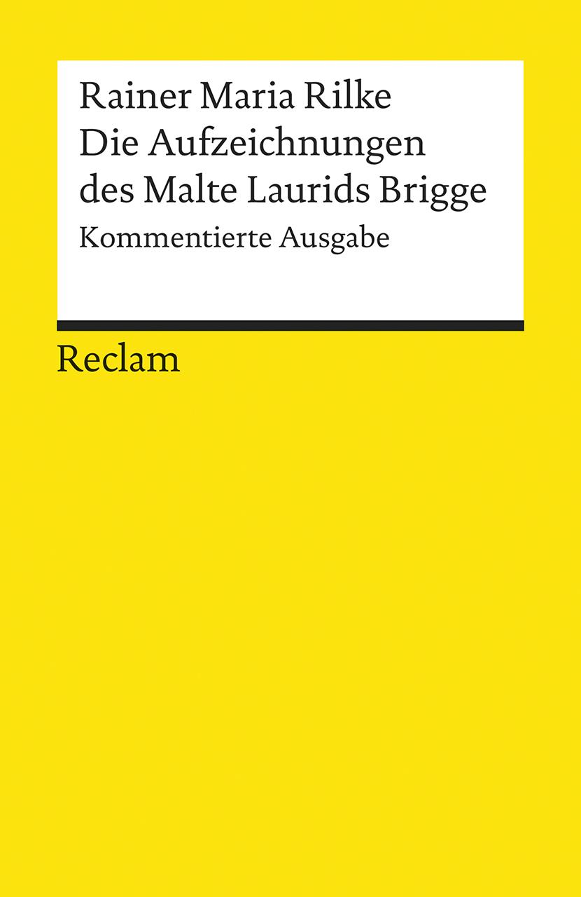 Vorderes Coverbild Die Aufzeichnungen des Malte Laurids Brigge
