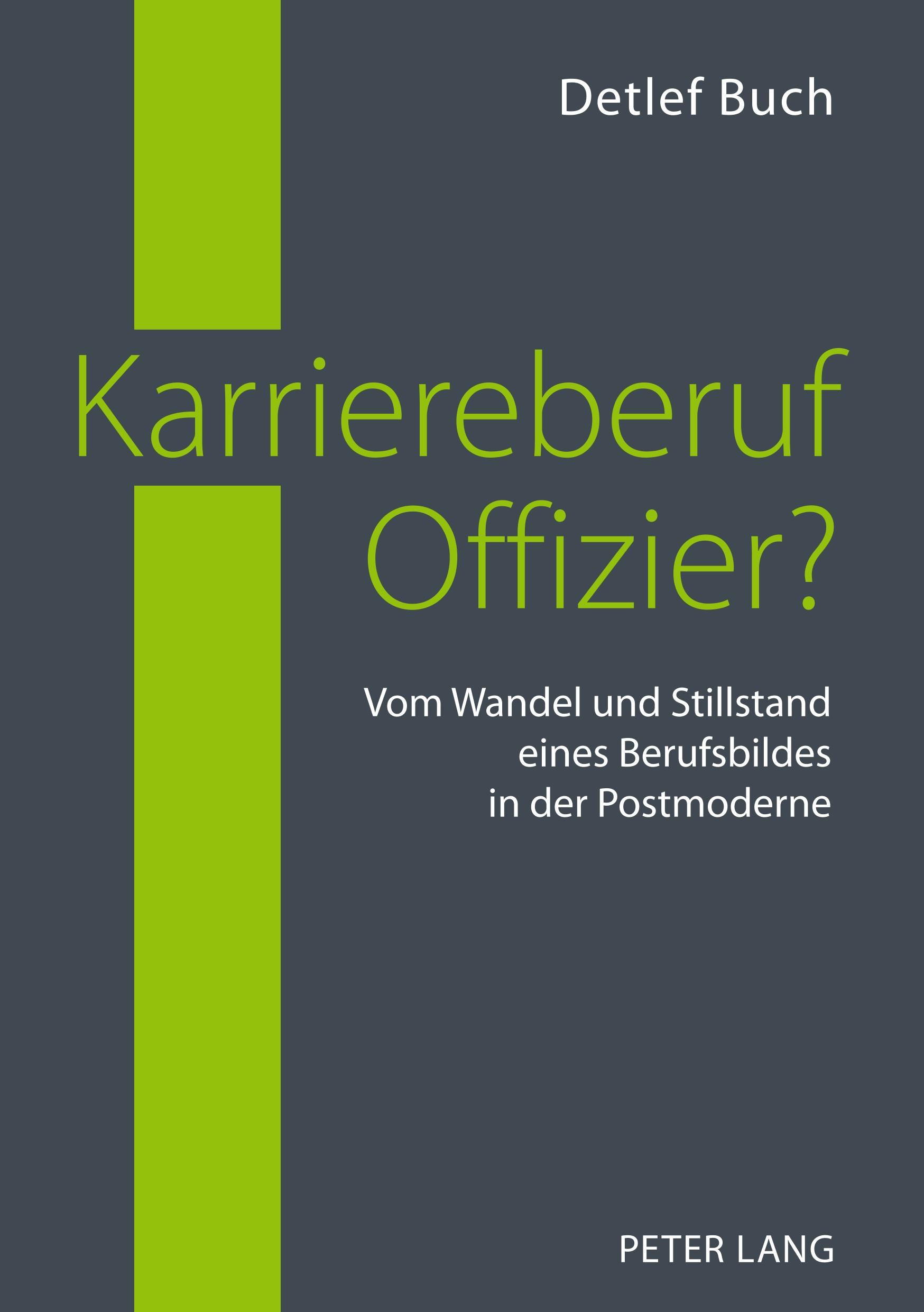 Vorderes Coverbild Karriereberuf Offizier?