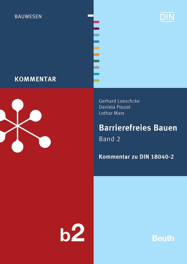 Vorderes Coverbild Barrierefreies Bauen 2 - Kommentar zur DIN 18040-2