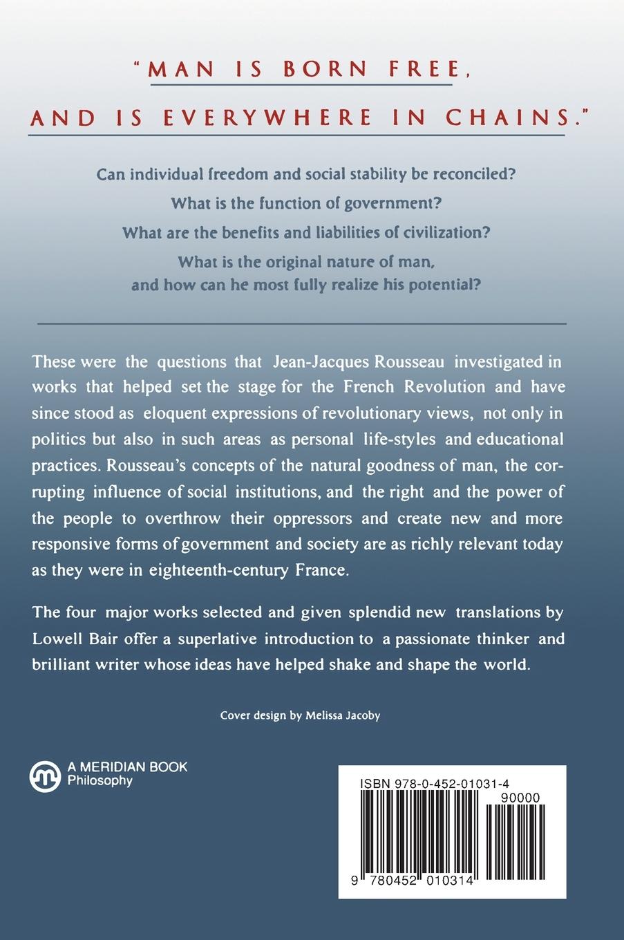 Rückseitencover The Essential Rousseau