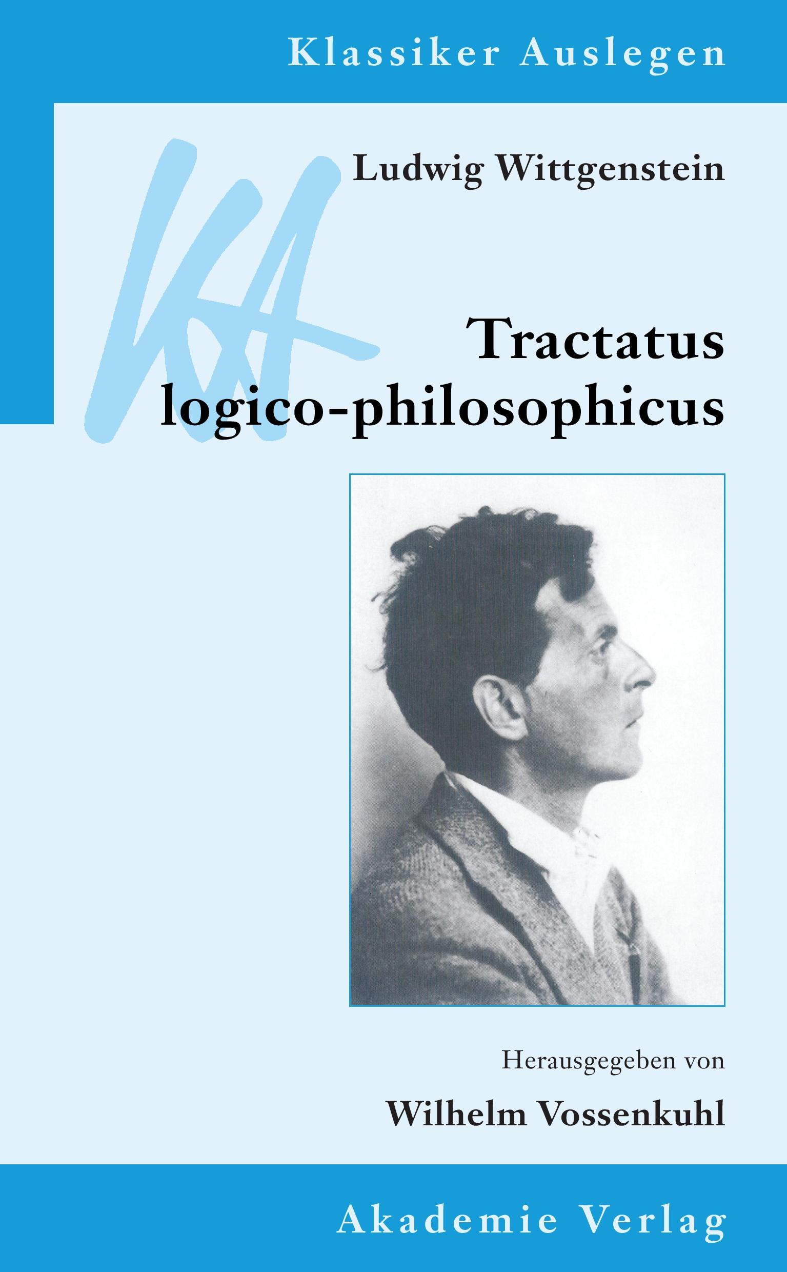 Vorderes Coverbild Ludwig Wittgenstein: Tractatus logico-philosophicus