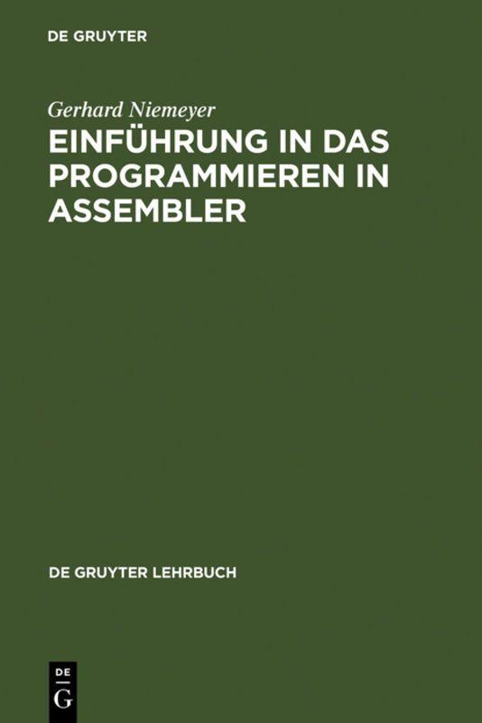 Vorderes Coverbild Einführung in das Programmieren in ASSEMBLER