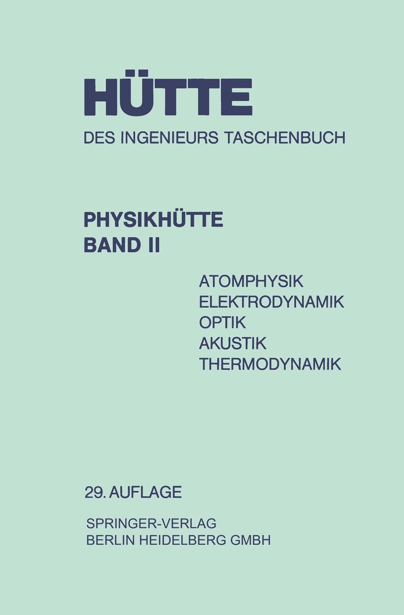 Vorderes Coverbild Physikhütte