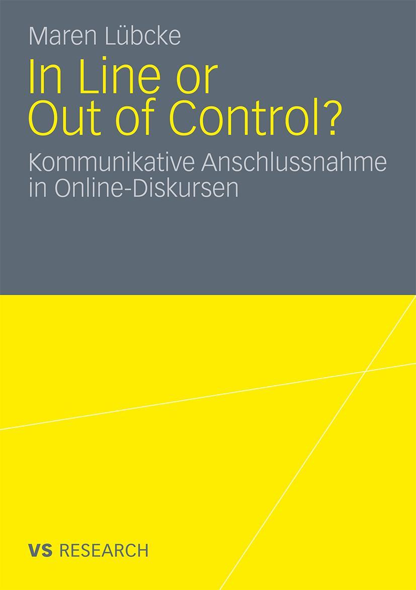 Vorderes Coverbild In Line or Out of Control?