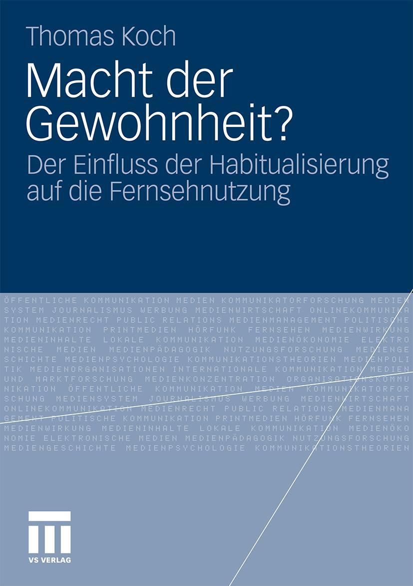 Vorderes Coverbild Macht der Gewohnheit?