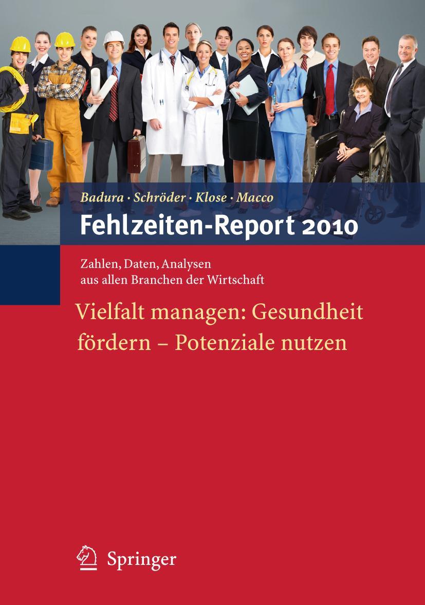 Vorderes Coverbild Fehlzeiten-Report 2010