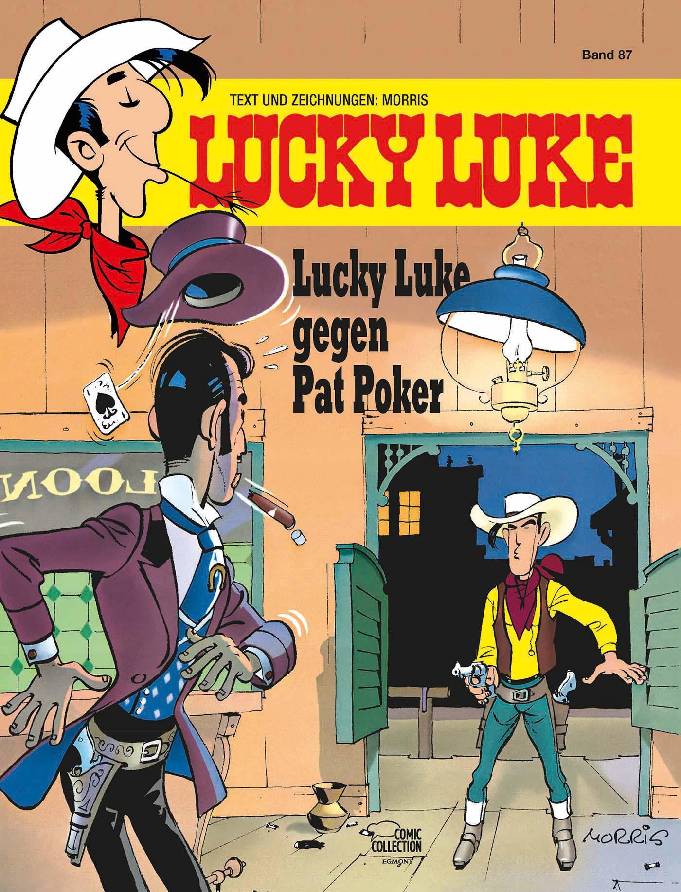Vorderes Coverbild Lucky Luke 87 - Lucky Luke gegen Pat Poker
