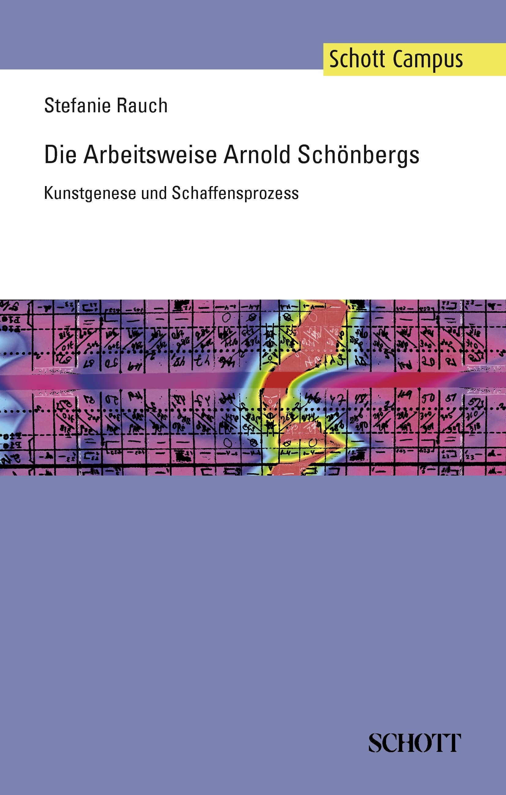 Vorderes Coverbild Die Arbeitsweise Arnold Schönbergs