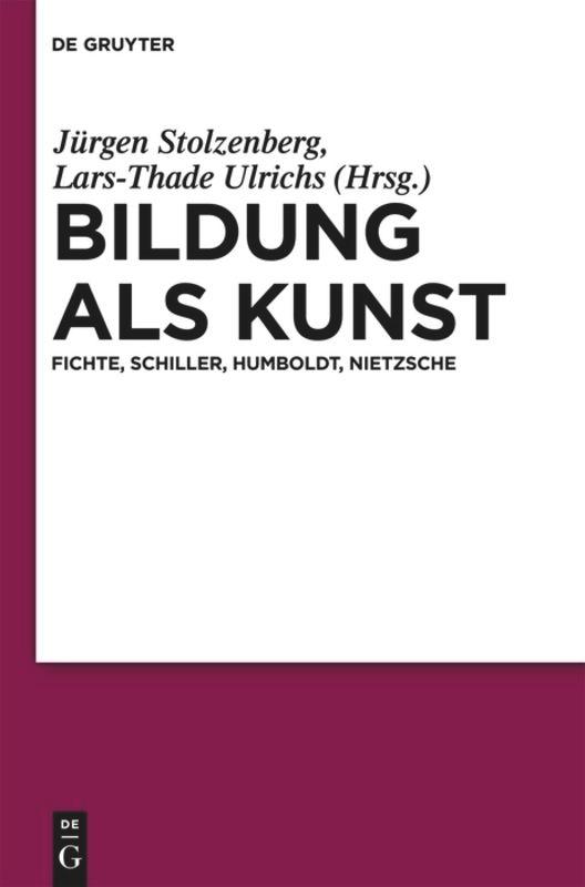 Vorderes Coverbild Bildung als Kunst