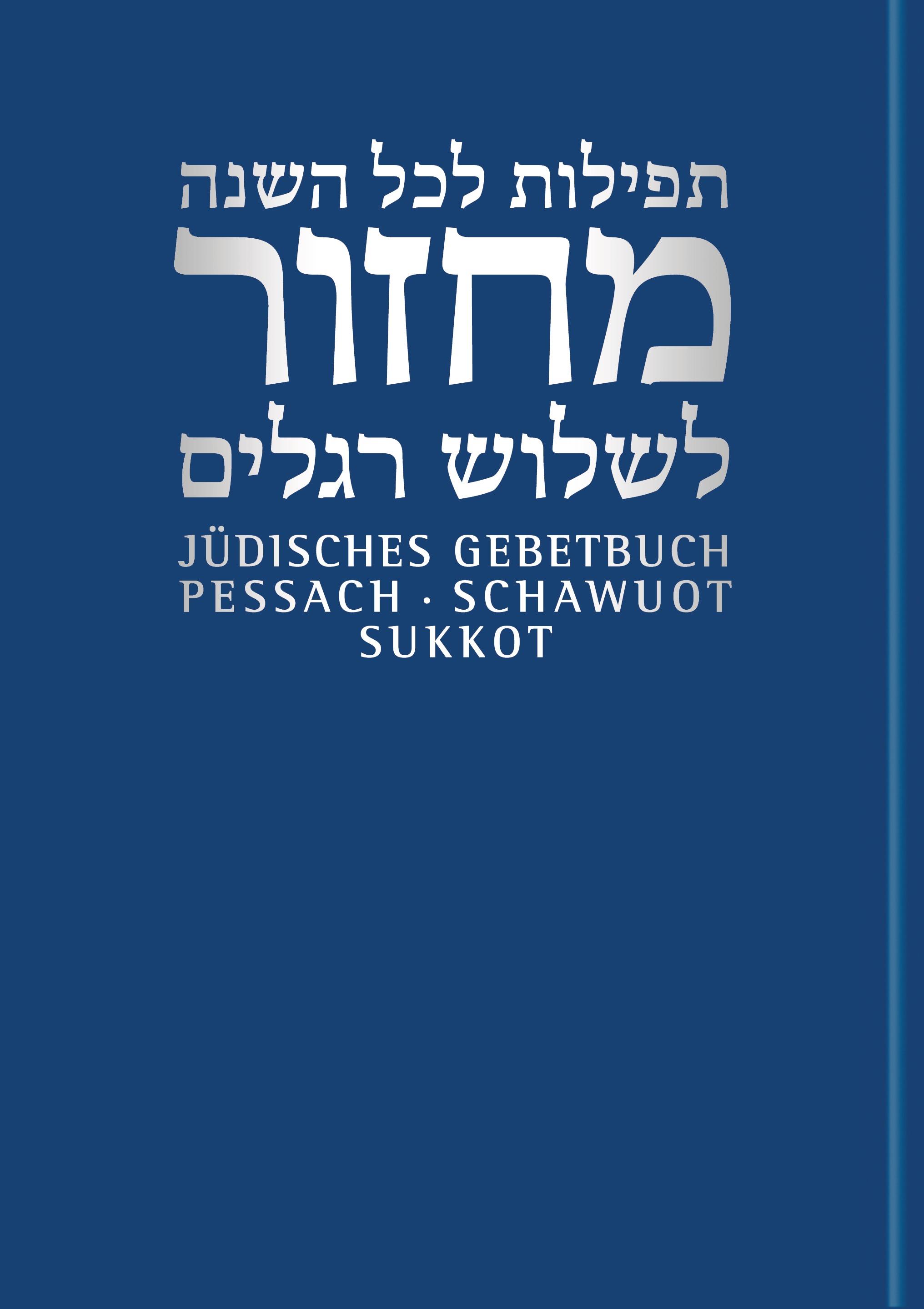 Vorderes Coverbild Jüdisches Gebetbuch Hebräisch-Deutsch 02. Pessach/Schawuot/Sukkot
