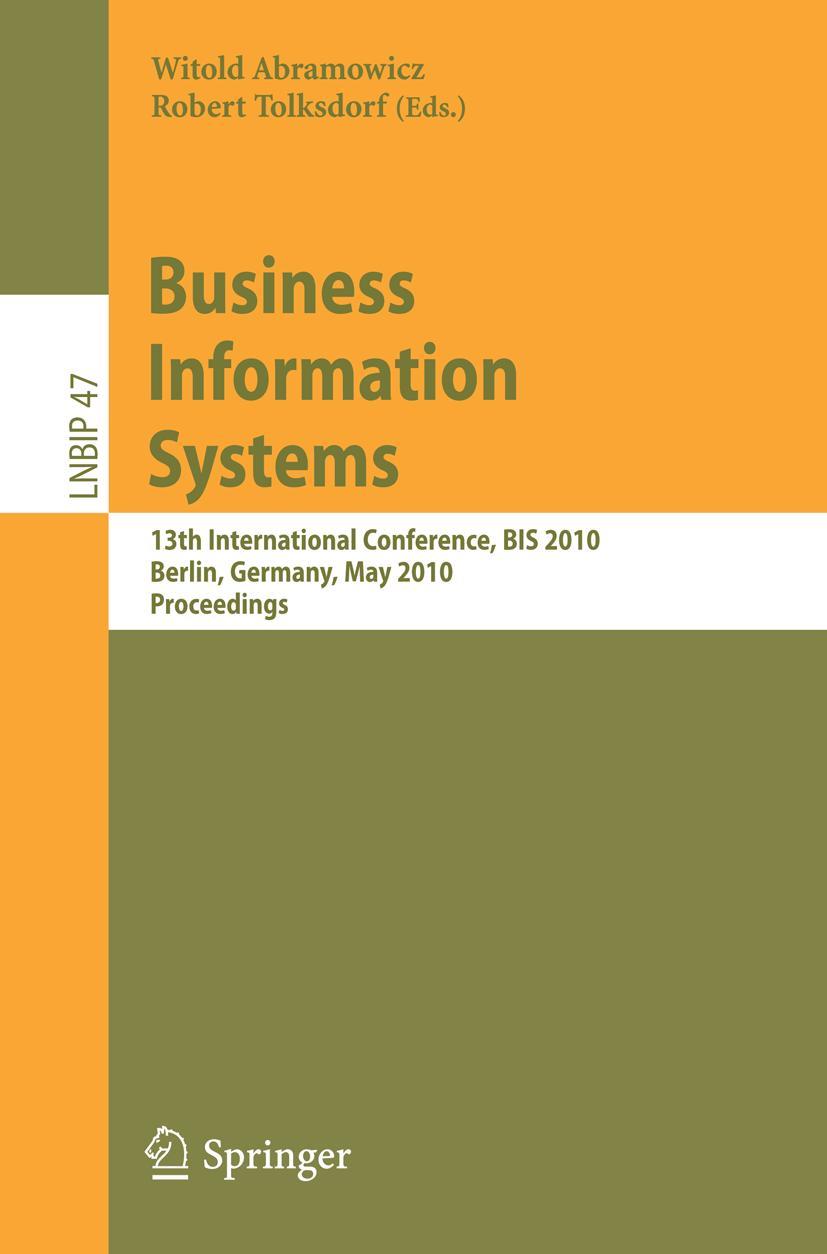 Vorderes Coverbild Business Information Systems