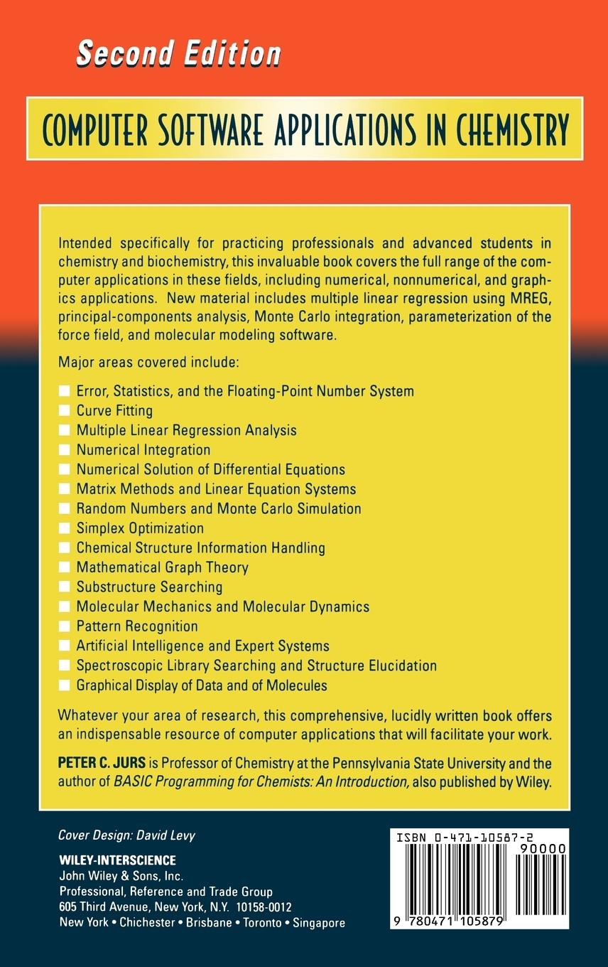 Rückseitencover Computer Software Applications in Chemistry