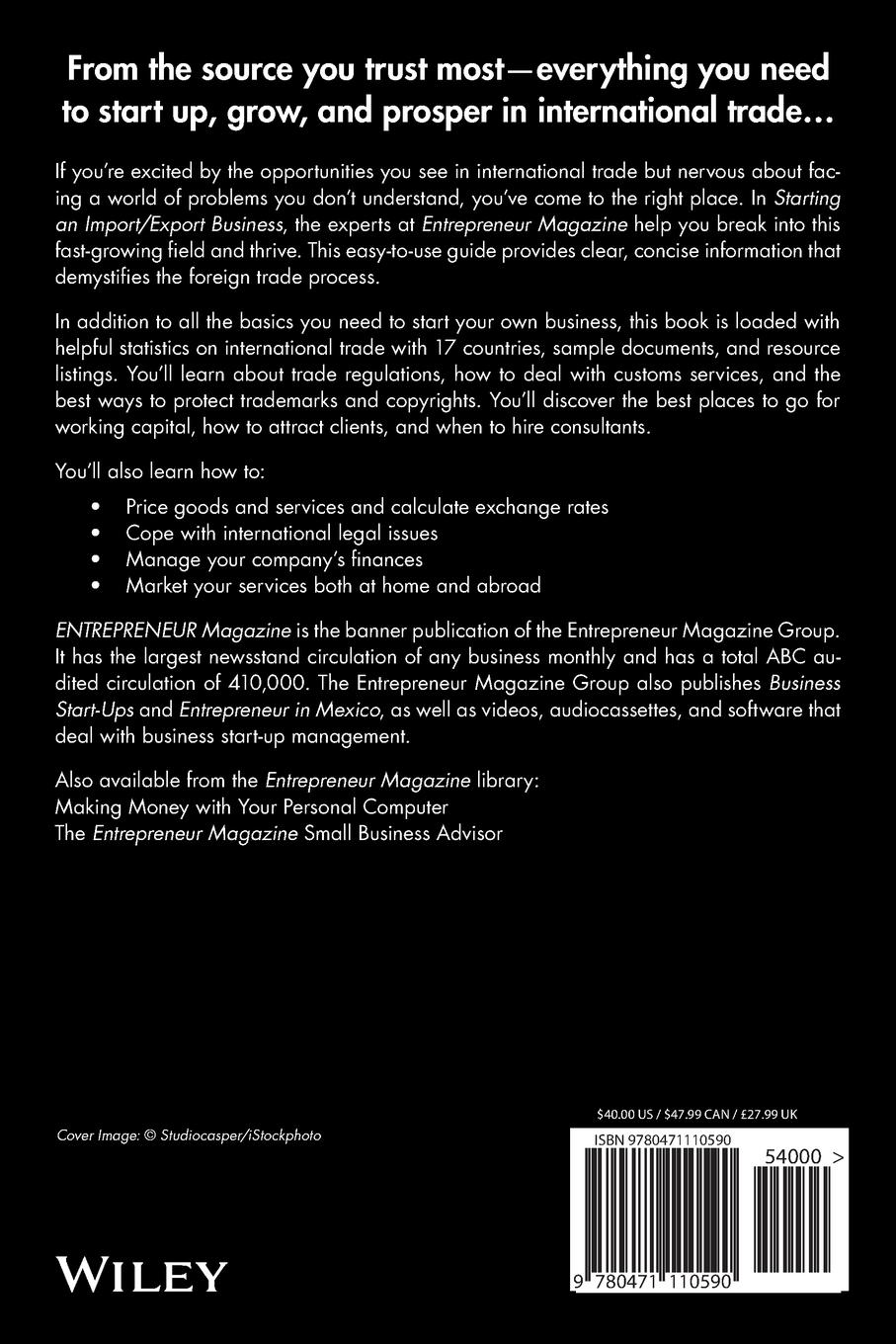 Rückseitencover Entrepreneur Magazine