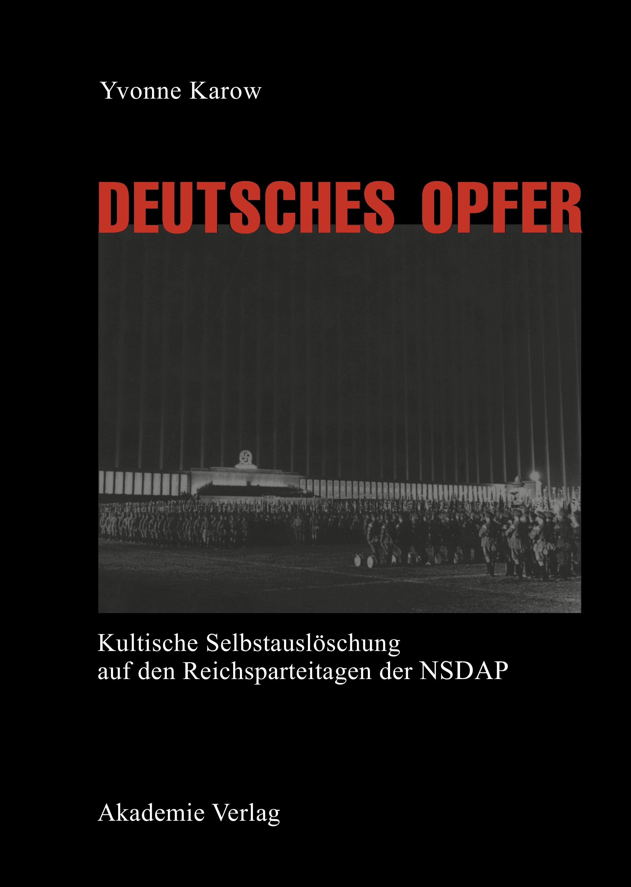 Vorderes Coverbild Deutsches Opfer