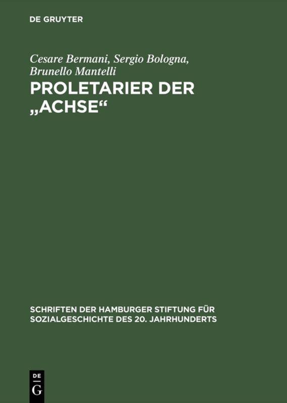 Vorderes Coverbild Proletarier der "Achse"