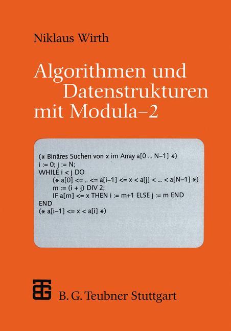 Vorderes Coverbild Algorithmen und Datenstrukturen mit Modula - 2