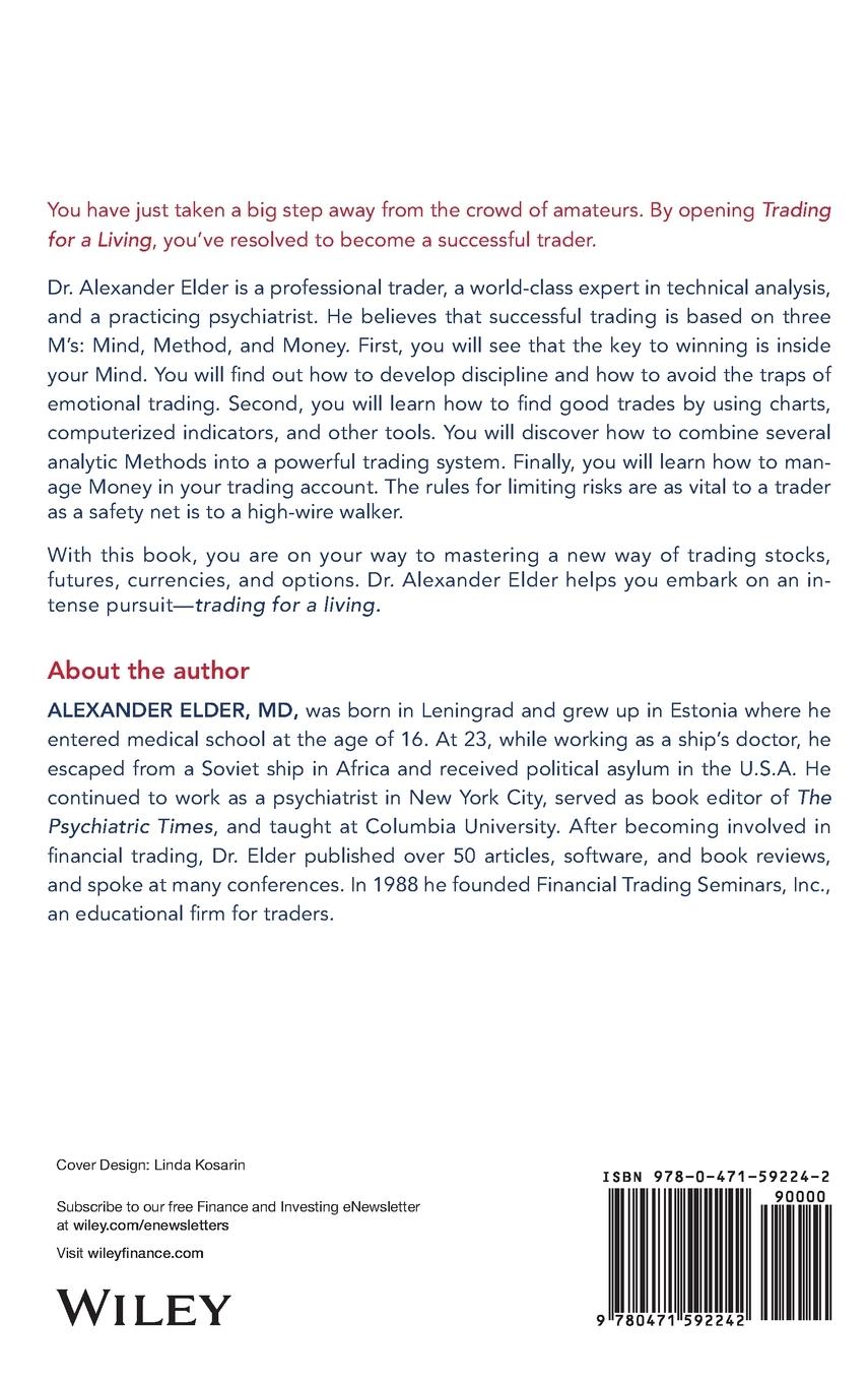 Rückseitencover Trading for a Living