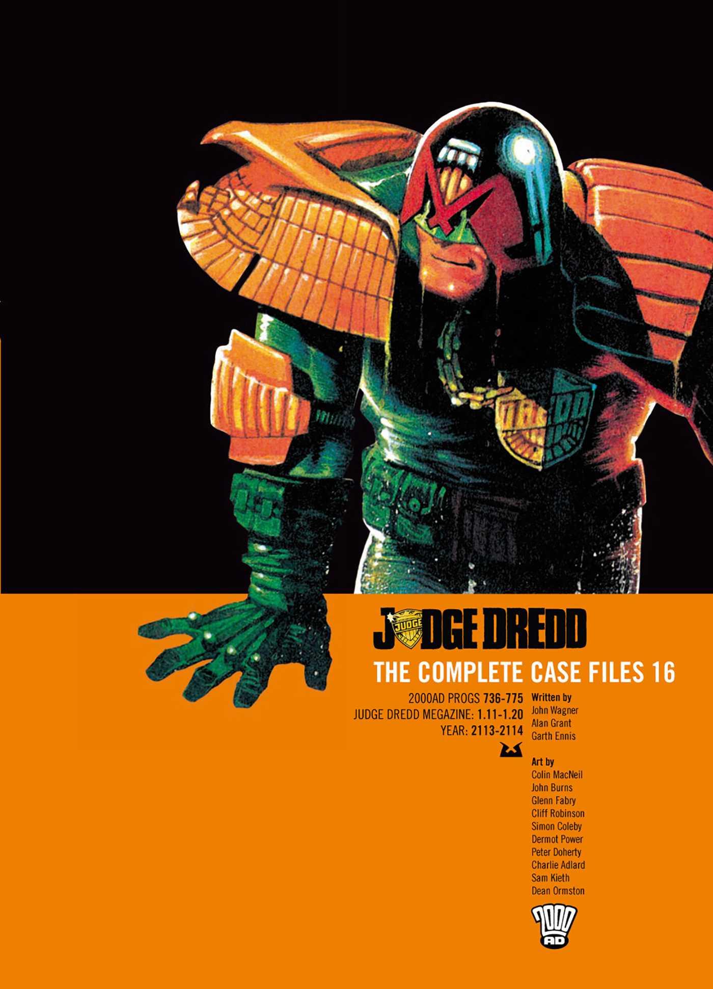 Vorderes Coverbild Judge Dredd: The Complete Case Files 16