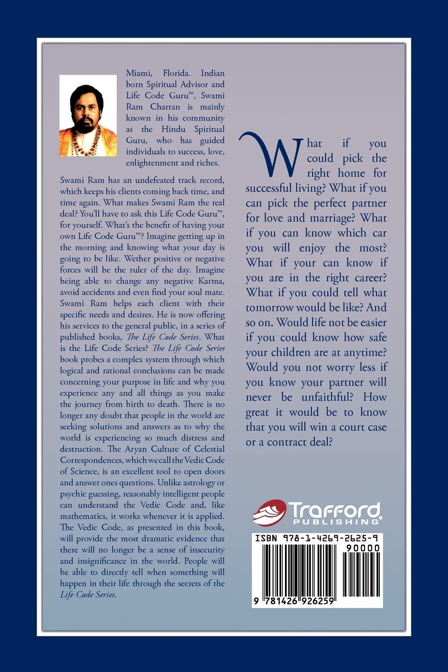Rückseitencover Lifecode - The Vedic Science of Life Vol 1
