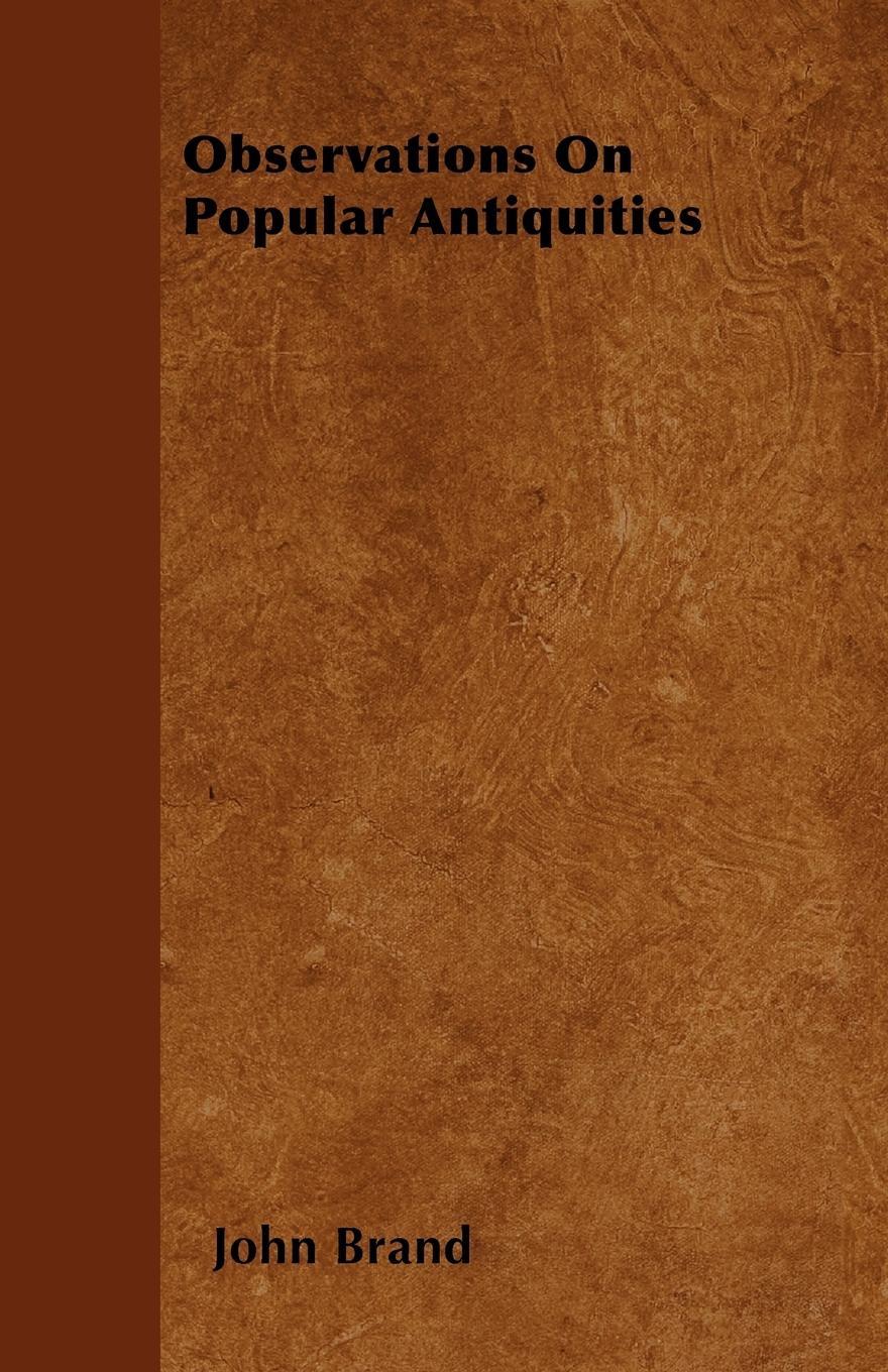 Vorderes Coverbild Observations on Popular Antiquities
