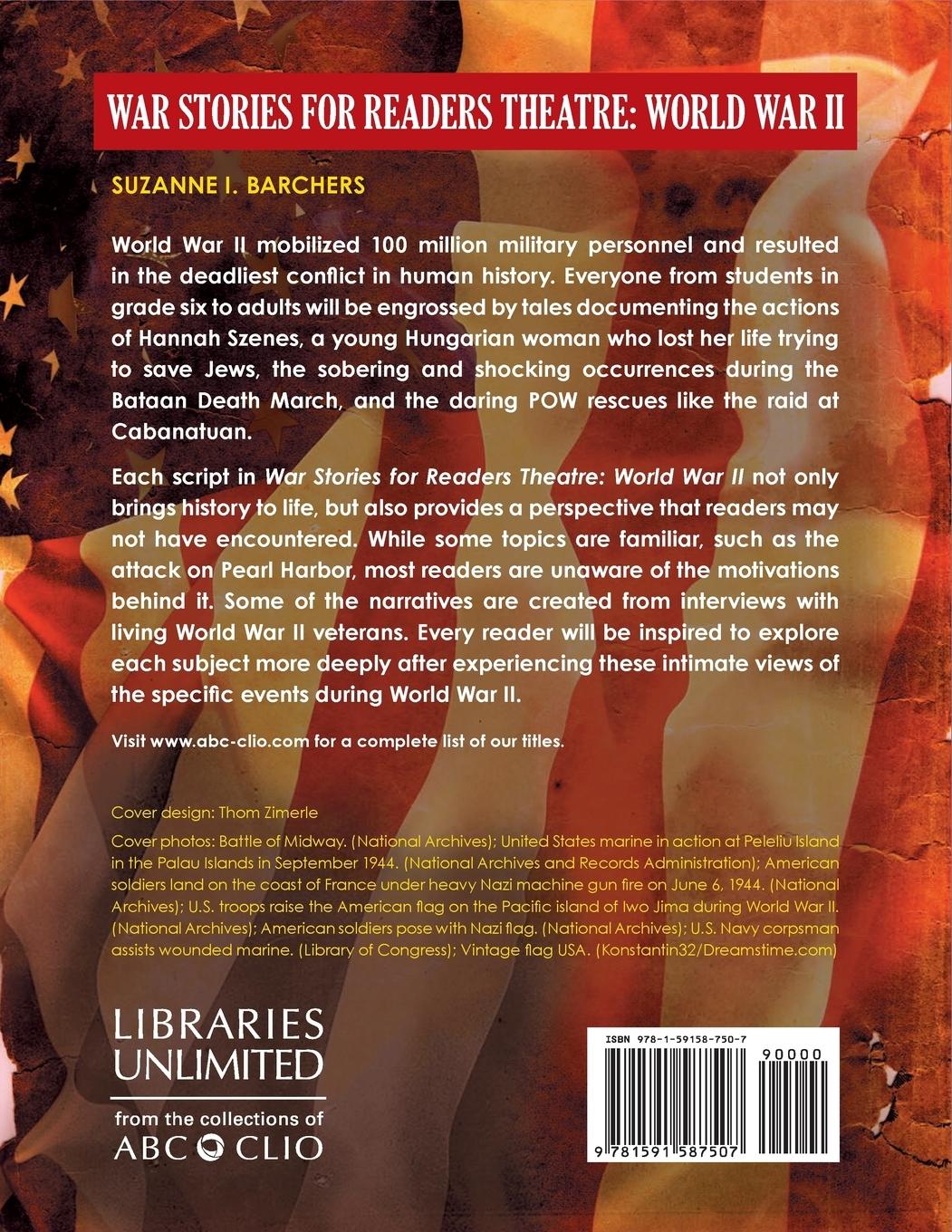 Rückseitencover War Stories for Readers Theatre