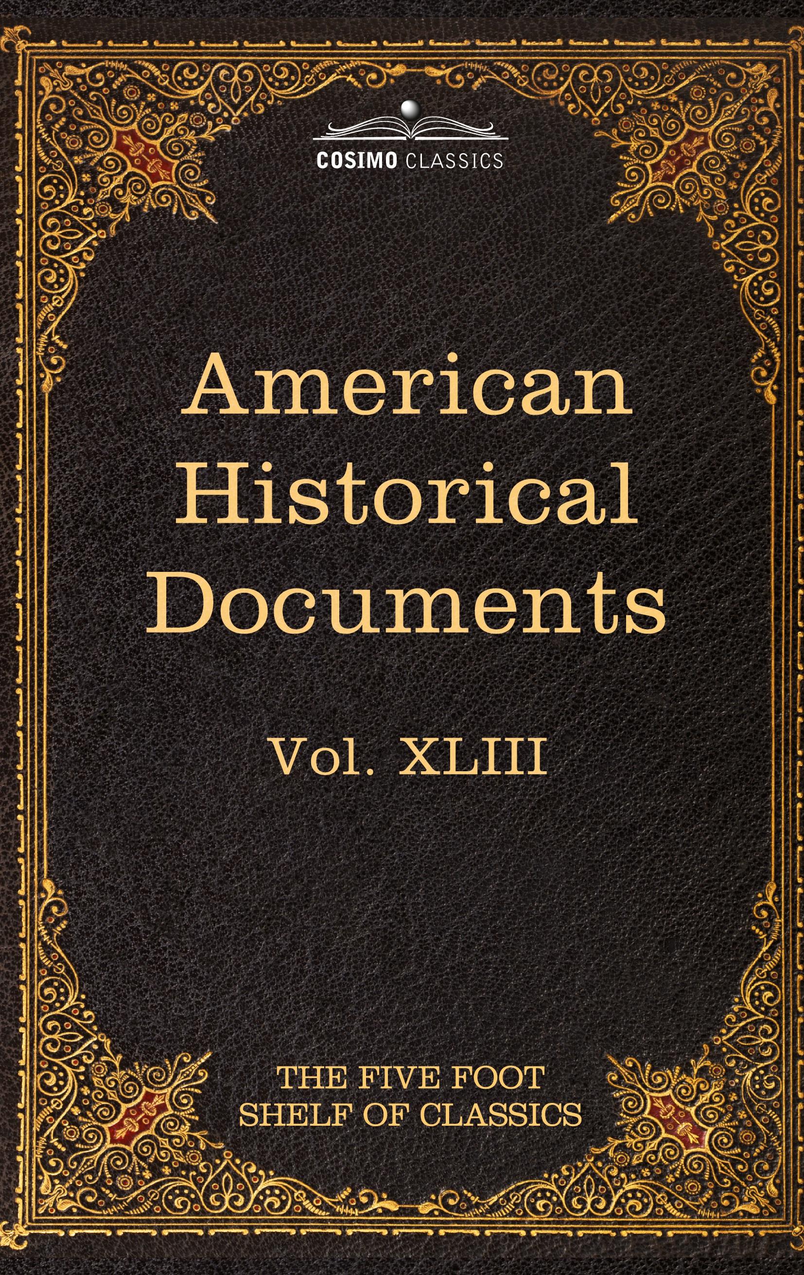 Vorderes Coverbild American Historical Documents 1000-1904