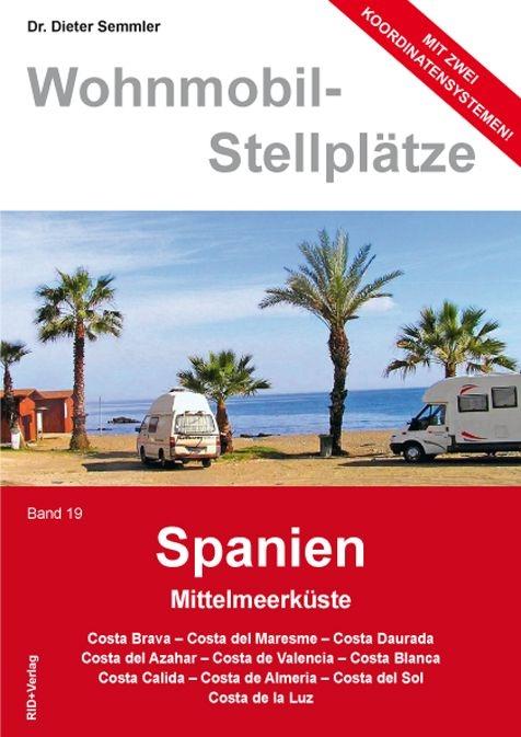 Vorderes Coverbild Wohnmobil-Stellplätze 19. Spanien