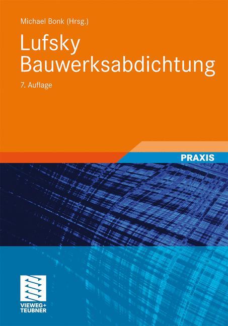 Vorderes Coverbild Lufsky Bauwerksabdichtung