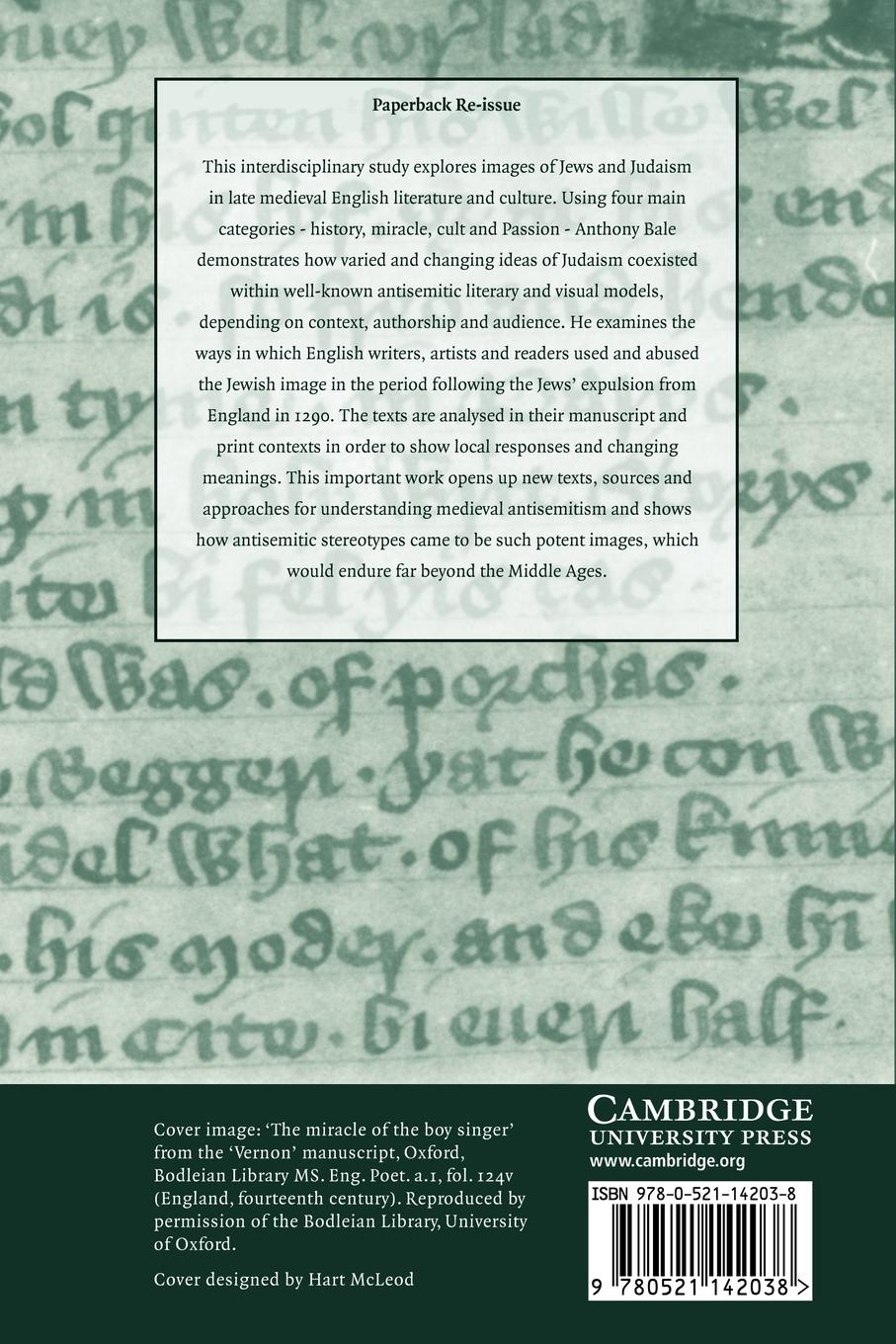 Rückseitencover The Jew in the Medieval Book