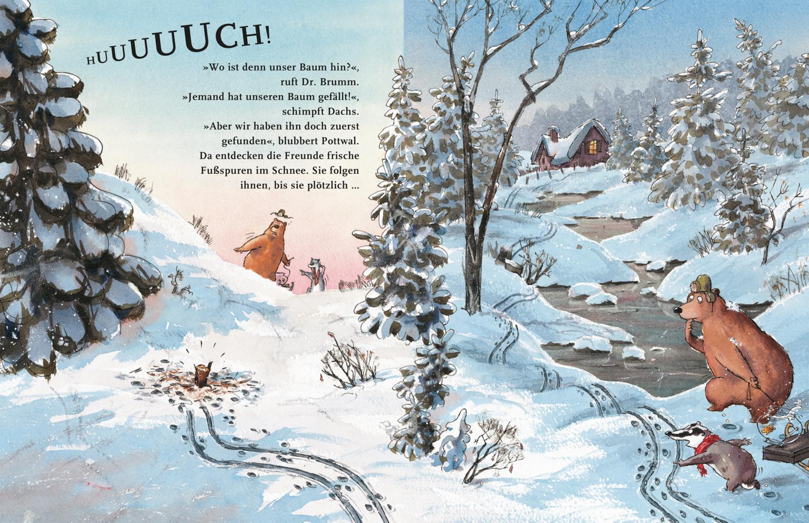 Beispielinhalt (Bild) Dr. Brumm feiert Weihnachten