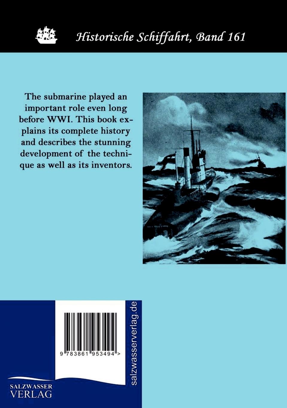Rückseitencover The History of the Submarine from the Beginning until WWI