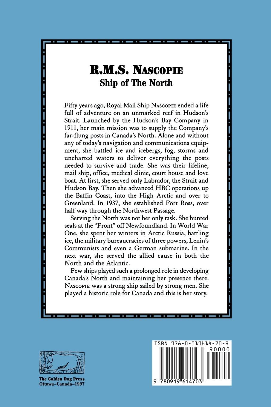 Rückseitencover R.M.S. Nascopie