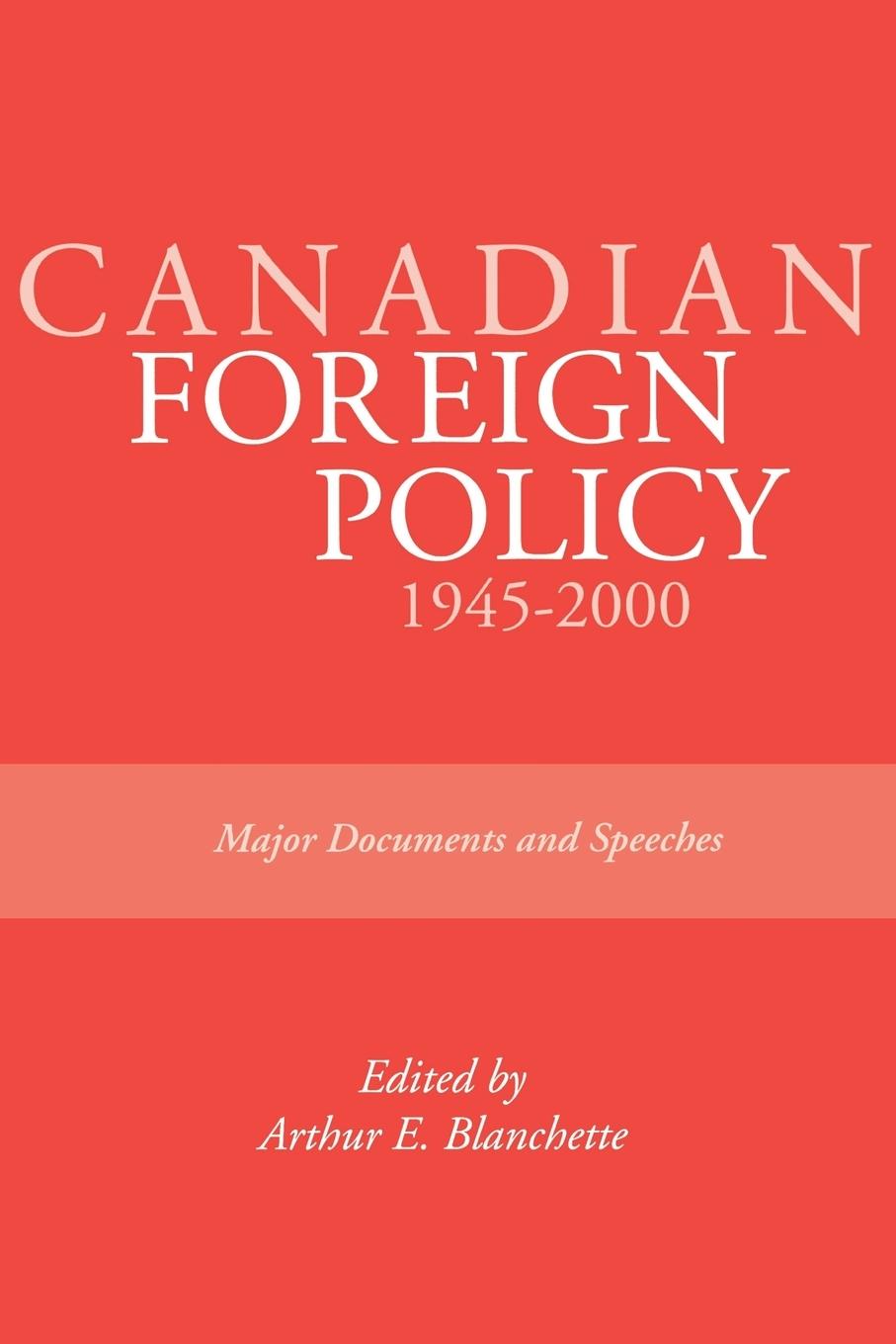 Vorderes Coverbild Canadian Foreign Policy