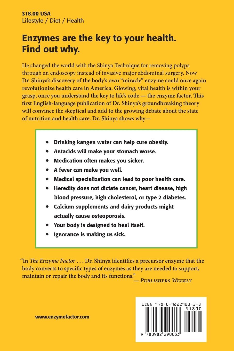 Rückseitencover The Enzyme Factor