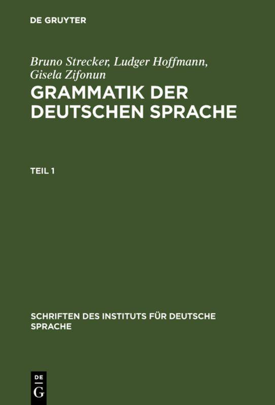 Vorderes Coverbild Grammatik der deutschen Sprache
